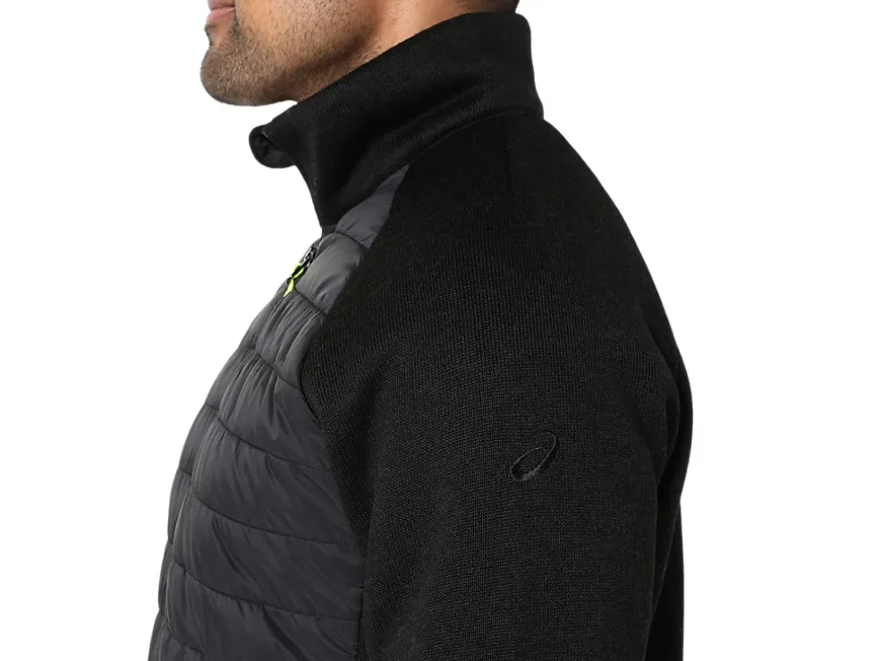 Best Sale ASICS MEN MIXER JACKET 2.0 Performance Black/Safety Yellow