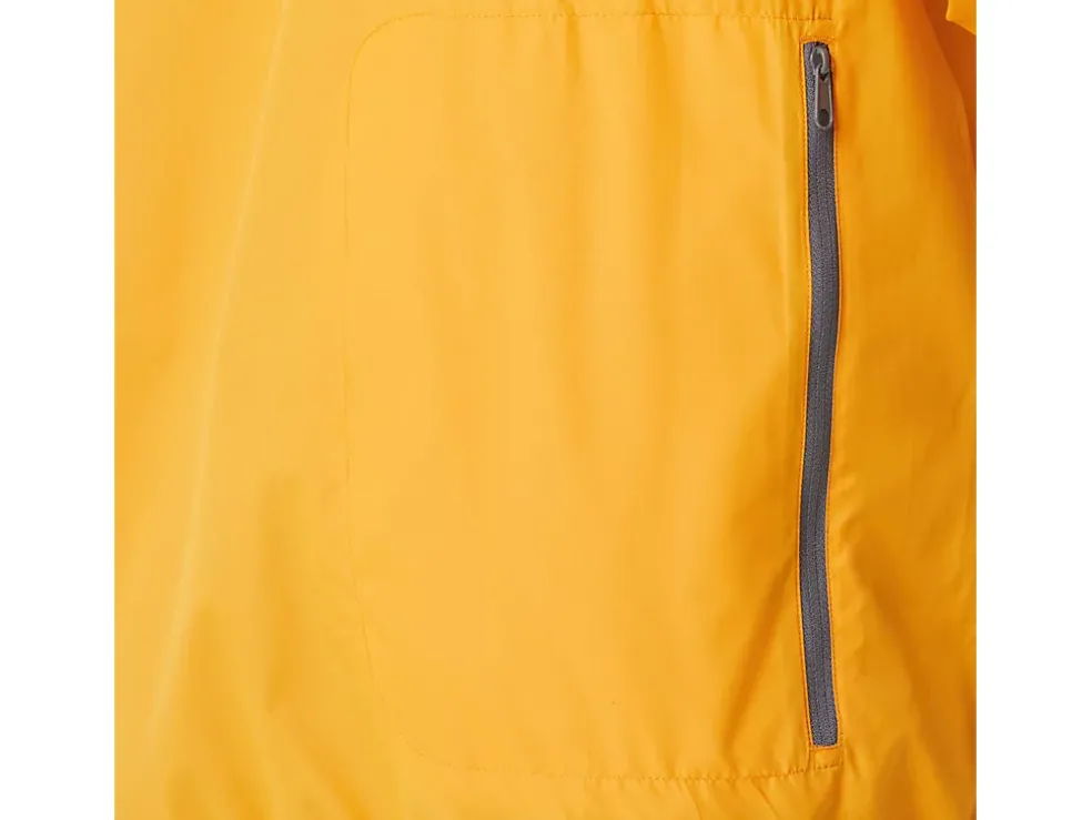 Sale ASICS MEN PACKABLE JACKET Amber/Metropolis