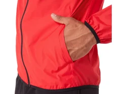 Online ASICS MEN PACKABLE JACKET Electric Red/Black