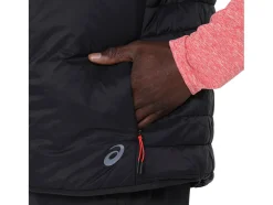 Outlet ASICS MEN PERFORMANCE INSULATED VEST 2.0 Performance Black/Red Snapper