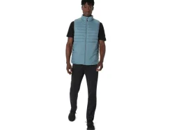 Fashion ASICS MEN PERFORMANCE INSULATED VEST 2.0 Foggy Teal/Safety Yellow