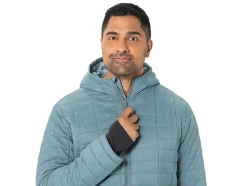 Hot ASICS MEN PERFORMANCE INSULATED JACKET 2.0 Foggy Teal