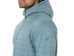 Hot ASICS MEN PERFORMANCE INSULATED JACKET 2.0 Foggy Teal