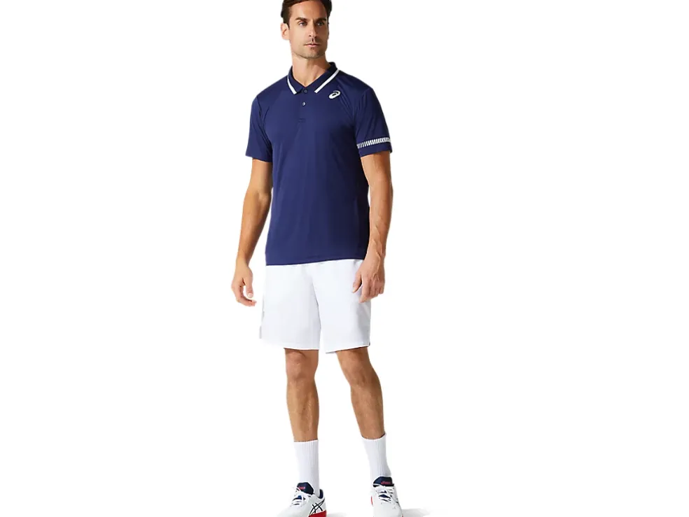 Cheap ASICS MEN POLO SHIRT Peacoat