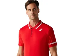 Shop ASICS MEN POLO SHIRT Classic Red