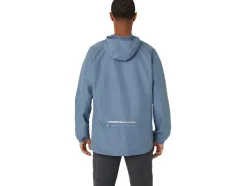 Discount ASICS MEN PR LYTE PACKABLE JACKET Steel Blue Nagashi Tech