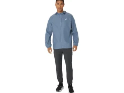 Discount ASICS MEN PR LYTE PACKABLE JACKET Steel Blue Nagashi Tech