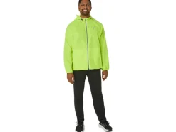 Outlet ASICS MEN PR LYTE PACKABLE JACKET Safety Yellow Digital Japonism