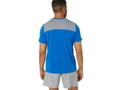 Shop ASICS MEN PR LYTE SHORT SLEEVE Tuna Blue/Sheet Rock