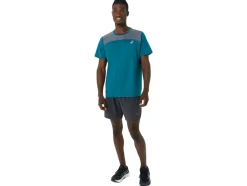 Discount ASICS MEN PR LYTE SHORT SLEEVE Velvet Pine/Metropolis