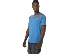 Store ASICS MEN PR LYTE SHORT SLEEVE Azure/Metropolis