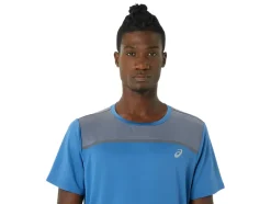 Store ASICS MEN PR LYTE SHORT SLEEVE Azure/Metropolis