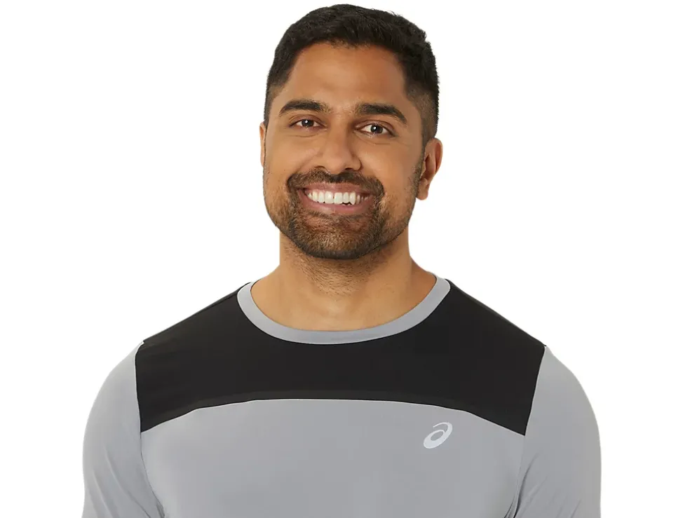 Sale ASICS MEN PR LYTE SHORT SLEEVE Sheet Rock/Performance Black