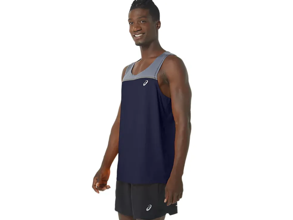 Online ASICS MEN PR LYTE SINGLET Peacoat