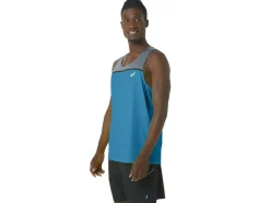 Best ASICS MEN PR LYTE SINGLET Island Blue