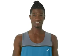 Best ASICS MEN PR LYTE SINGLET Island Blue
