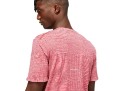 New ASICS MEN RACE SEAMLESS SHORT SLEEVE Burgundy