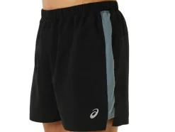 New ASICS MEN READY SET 5IN SHORT Performance Black