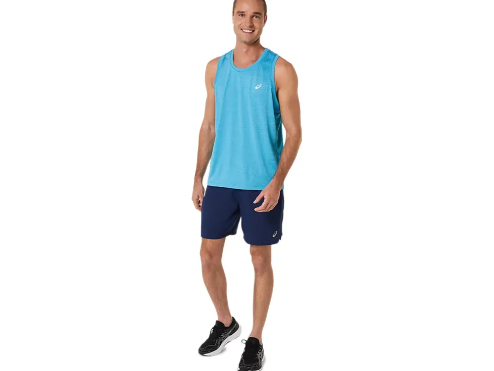 Cheap ASICS MEN READY-SET 9IN SHORT Indigo Blue