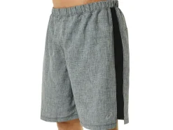 Cheap ASICS MEN READY-SET 9IN SHORT Dark Grey Heather/Performance Black
