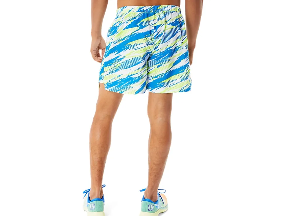 Best ASICS MEN READY-SET 5IN SHORT LAM Hazard Green