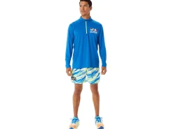 Best ASICS MEN READY-SET 5IN SHORT LAM Hazard Green