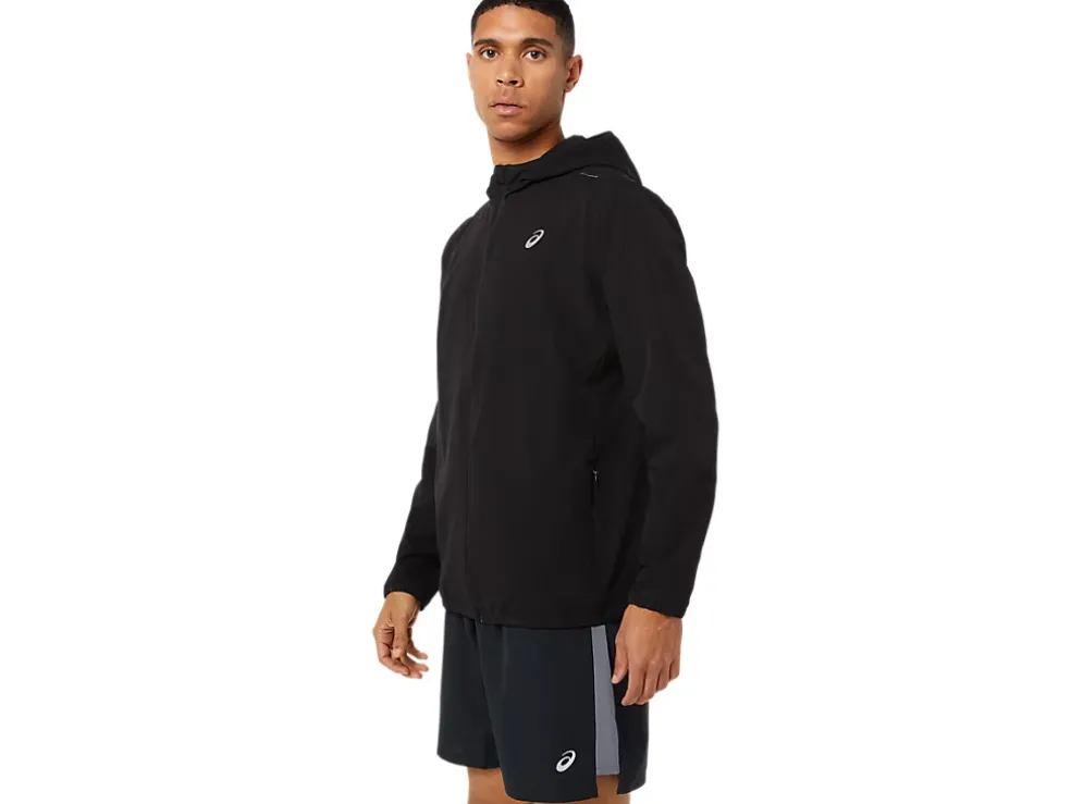 Cheap ASICS MEN READY-SET JACKET Performance Black