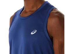 Cheap ASICS MEN READY-SET LYTE SINGLET Indigo Blue