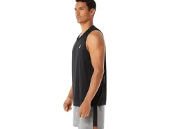 Discount ASICS MEN READY-SET LYTE SINGLET Performance Black