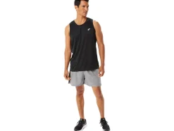 Discount ASICS MEN READY-SET LYTE SINGLET Performance Black