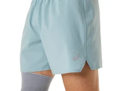 Hot ASICS MEN ROAD 5IN SHORT Light Steel