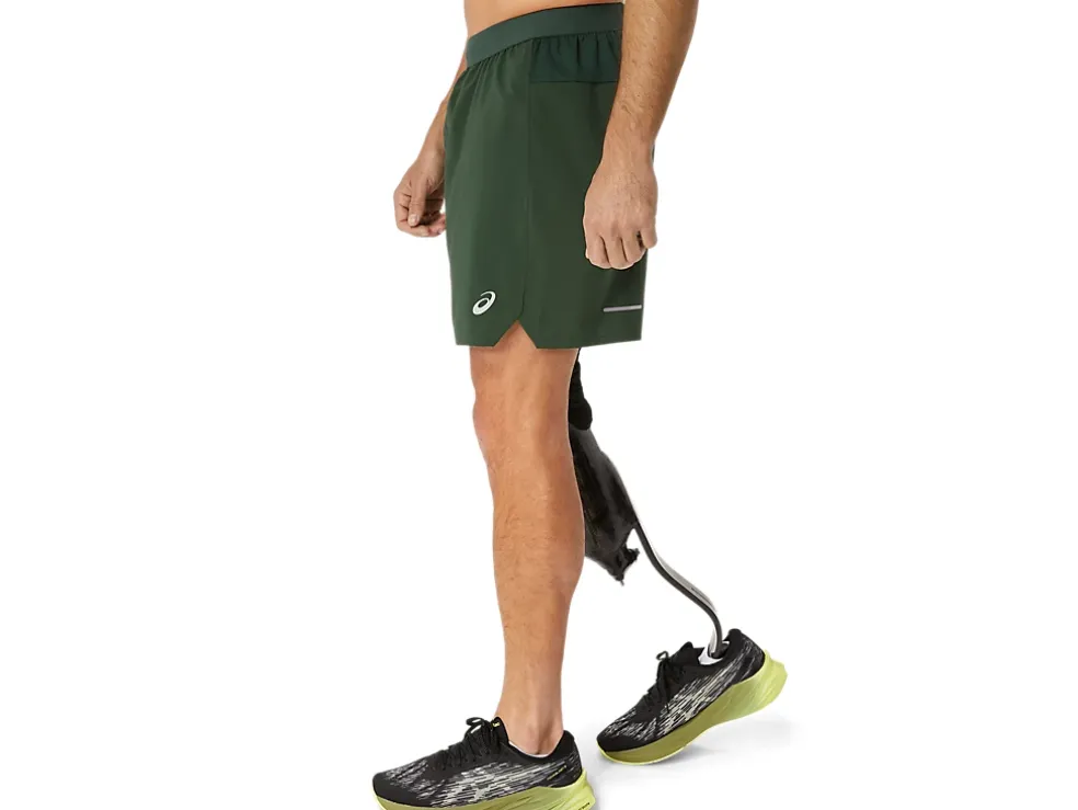 Flash Sale ASICS MEN ROAD 7IN SHORT Rain Forest