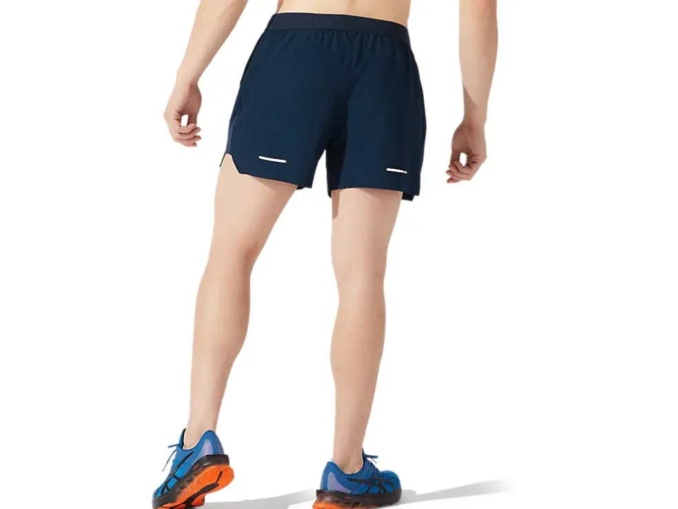 Cheap ASICS MEN ROAD 5IN SHORT French Blue