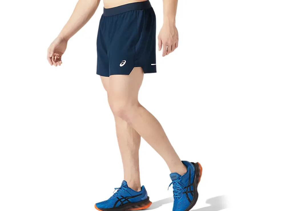 Cheap ASICS MEN ROAD 5IN SHORT French Blue