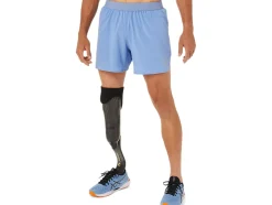 Online ASICS MEN ROAD 5IN SHORT Blue Harmony