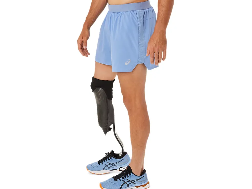 Online ASICS MEN ROAD 5IN SHORT Blue Harmony