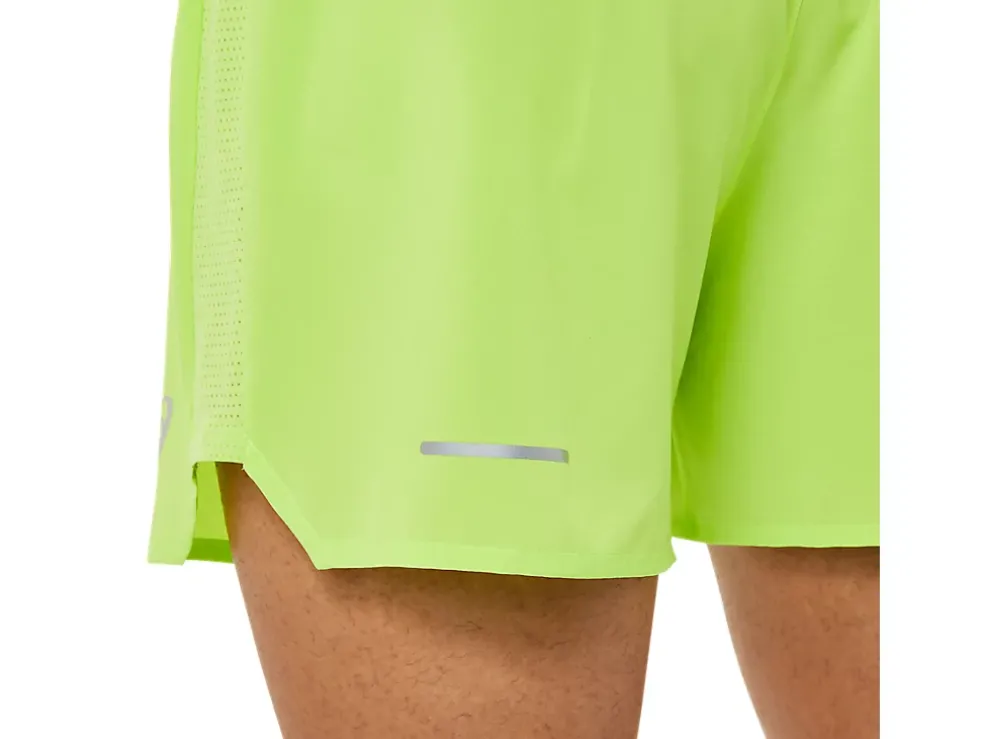 Outlet ASICS MEN ROAD 5IN SHORT Hazard Green