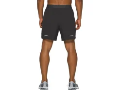 Online ASICS MEN ROAD 2-N-1 7IN SHORT Graphite Grey