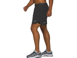 Online ASICS MEN ROAD 2-N-1 7IN SHORT Graphite Grey