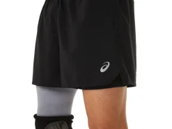 Discount ASICS MEN ROAD 2-N-1 5IN SHORT Performance Black