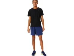 Cheap ASICS MEN ROAD 2-N-1 7IN SHORT Deep Ocean/Performance Black