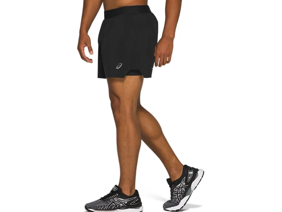 Clearance ASICS MEN ROAD 2-N-1 5IN SHORT Performance Black