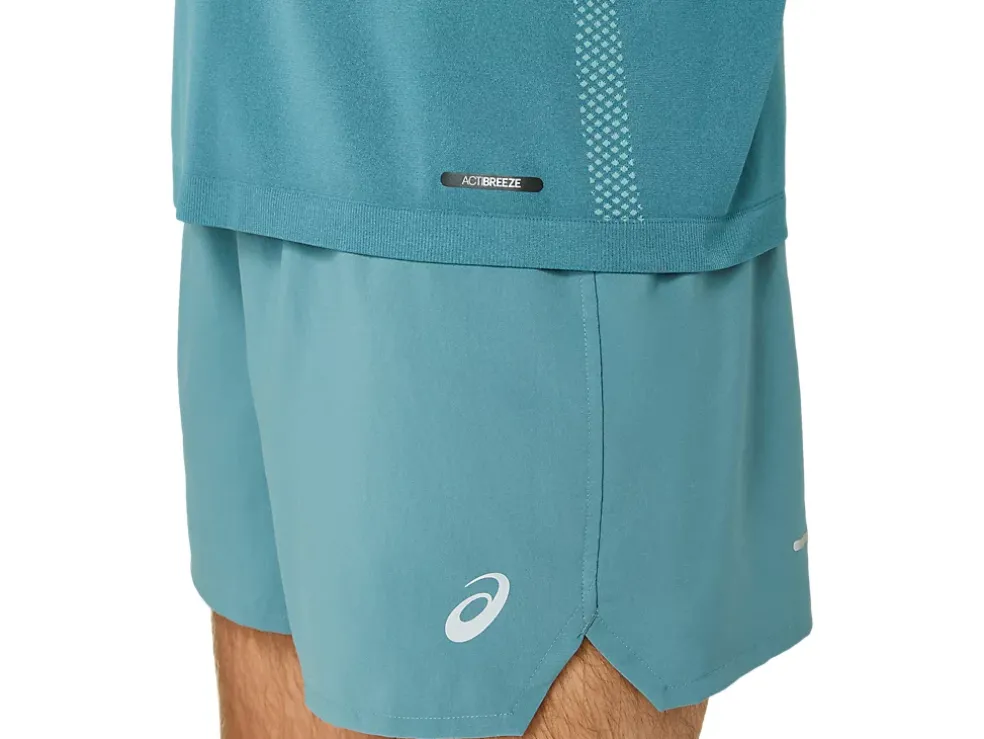 Clearance ASICS MEN SEAMLESS LONG SLEEVE TOP Ocean Haze/Foggy Teal