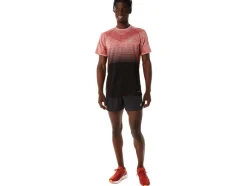 Store ASICS MEN SEAMLESS SHORT SLEEVE TOP Performance Black/Spice Latte