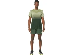 Fashion ASICS MEN SEAMLESS SHORT SLEEVE TOP Cactus/Rain Forest