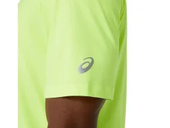 Outlet ASICS MEN SHORT SLEEVE HTHR TECH TOP Safety Yellow Heather