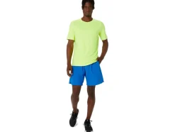 Outlet ASICS MEN SHORT SLEEVE HTHR TECH TOP Safety Yellow Heather
