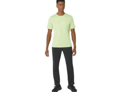 Cheap ASICS MEN SHORT SLEEVE HTHR TECH TOP Lime Green Heather