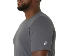 Flash Sale ASICS MEN SHORT SLEEVE HTHR TECH TOP Dark Grey Heather