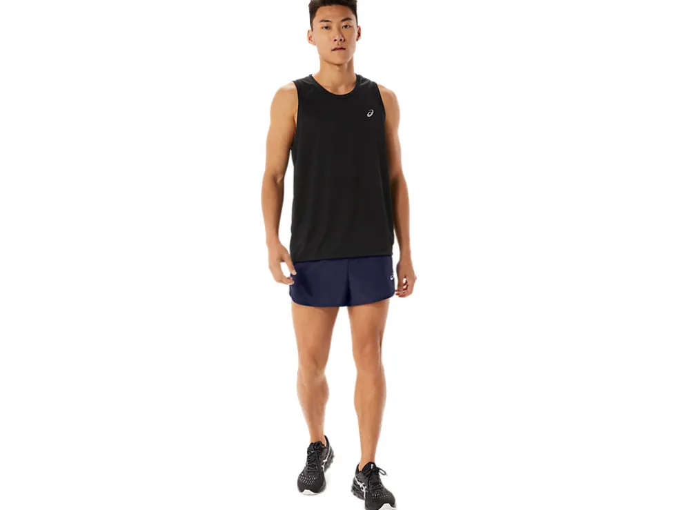 Online ASICS MEN SPLIT SHORT Peacoat